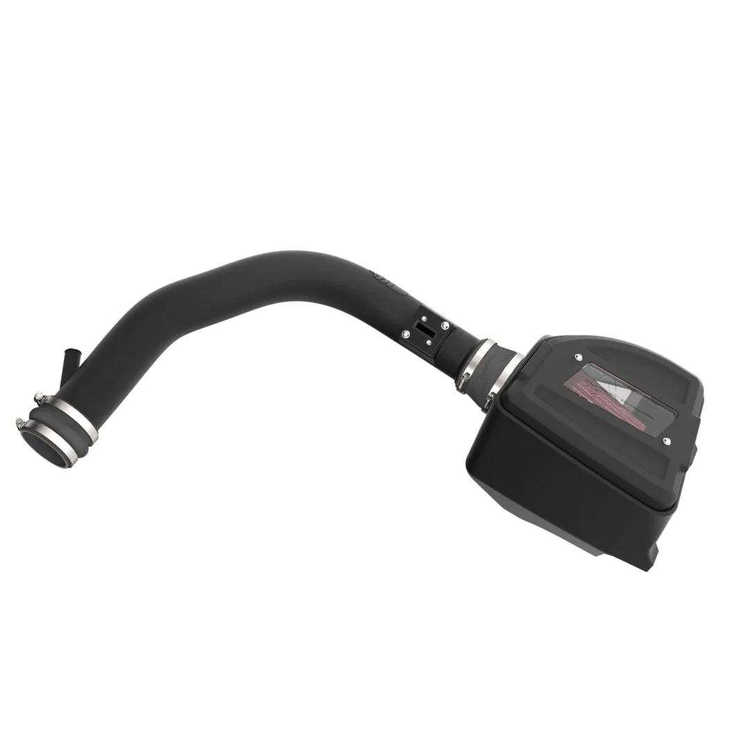 63-1586 – K&N FILTER Cold Air Intake, Black Polyethylene Tube Red Filter With Heat Shield - view 2
